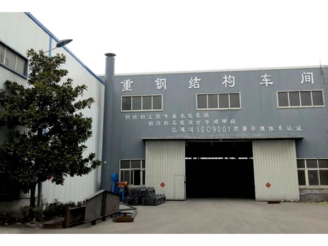 六安网架加工车间