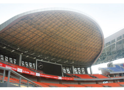 六安体育看台案例