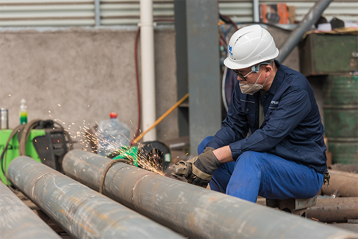 六安网架焊接车间